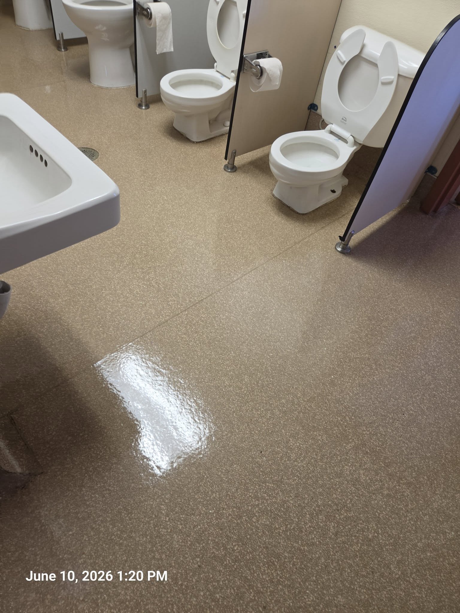 Commercial VCT floor cleaning tile and grout Tucson