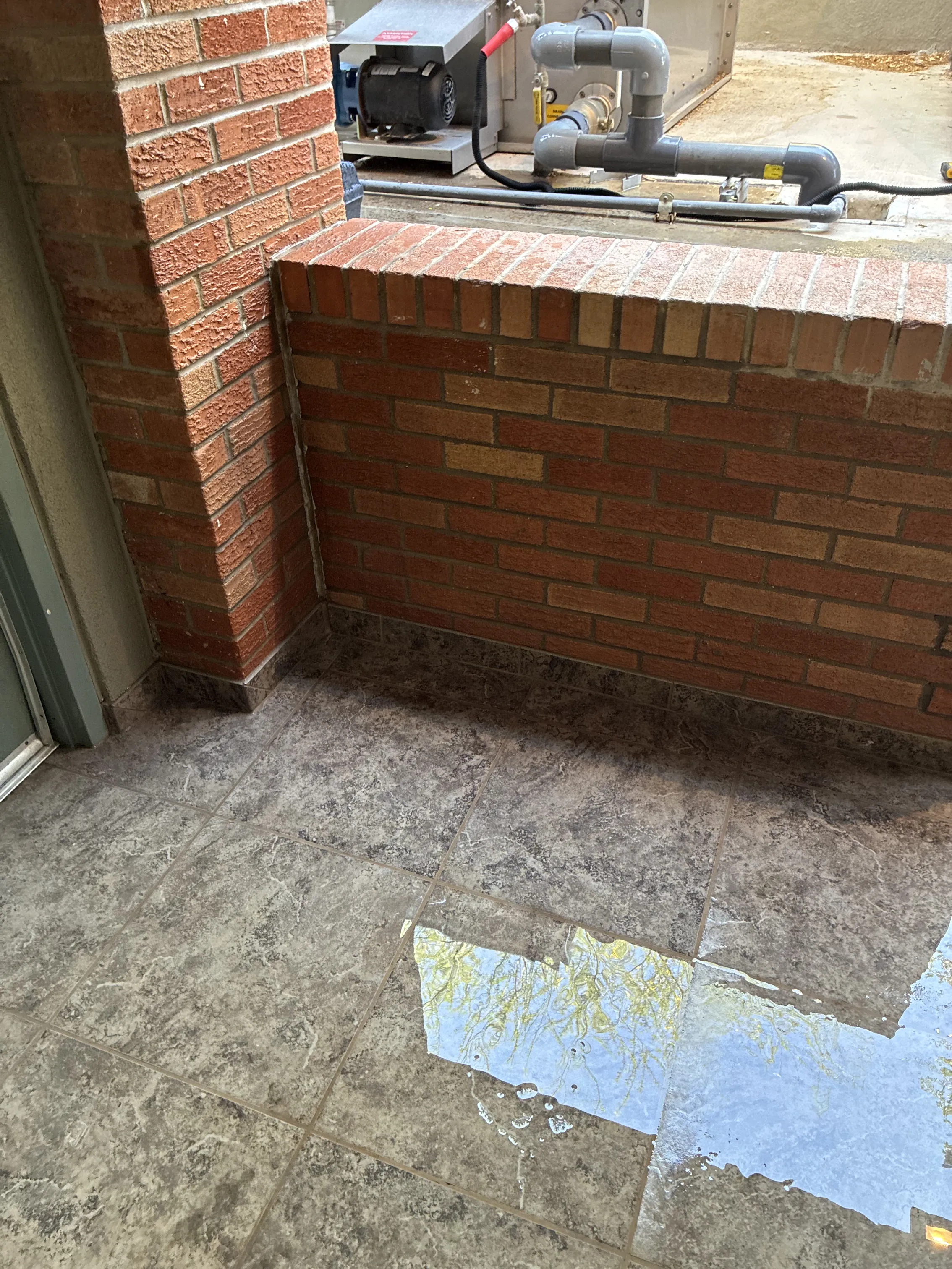 Commercial pressure washing brick wall and tile Tucson AZ